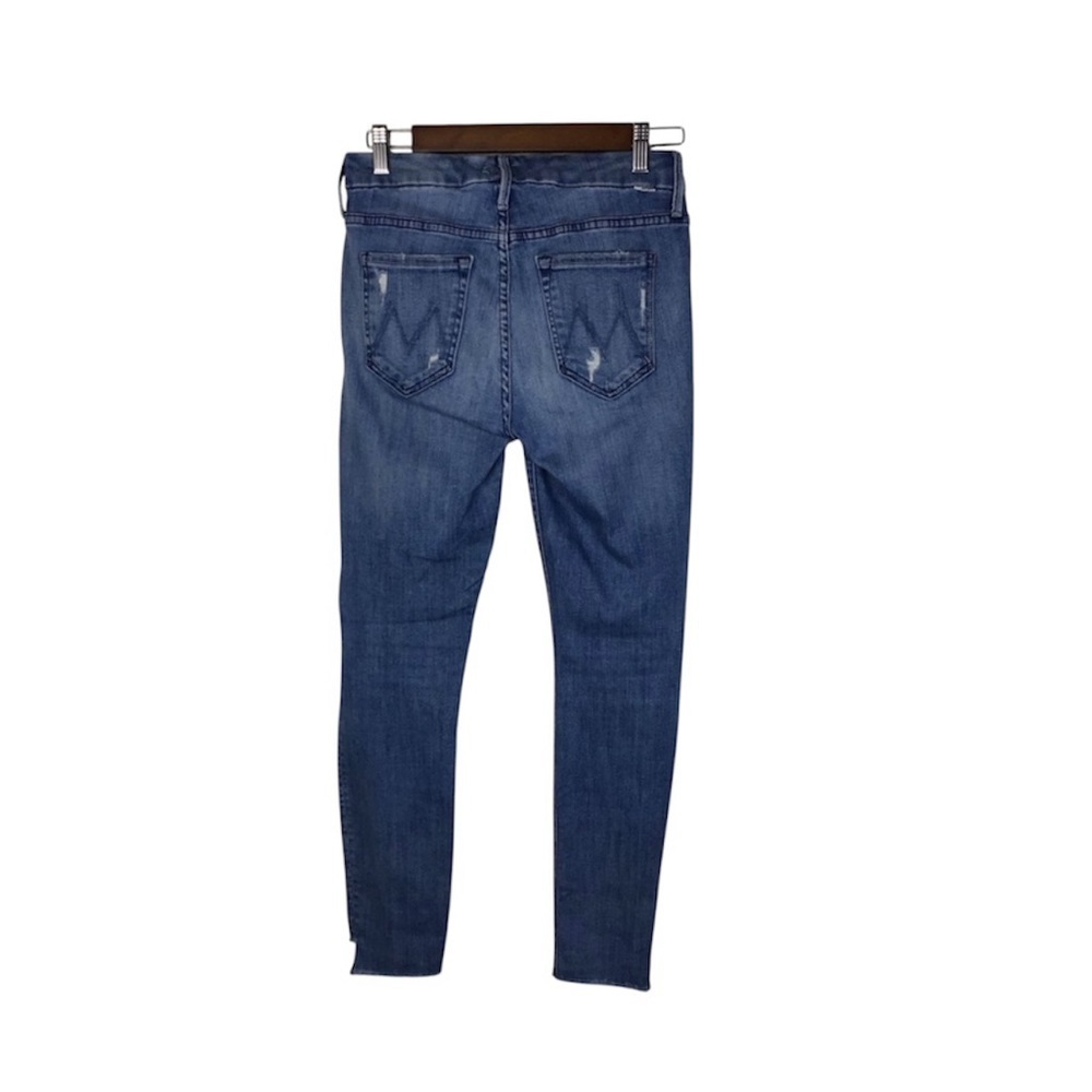 MOTHER The Looker Ankle Step Fray in Where There’s Smoke Size 27.